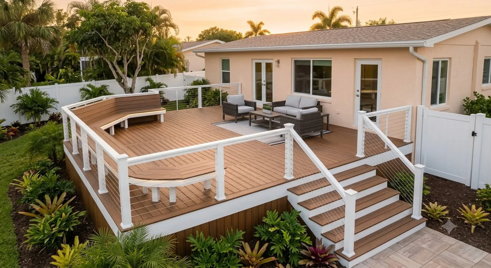 Custom deck in Orlando